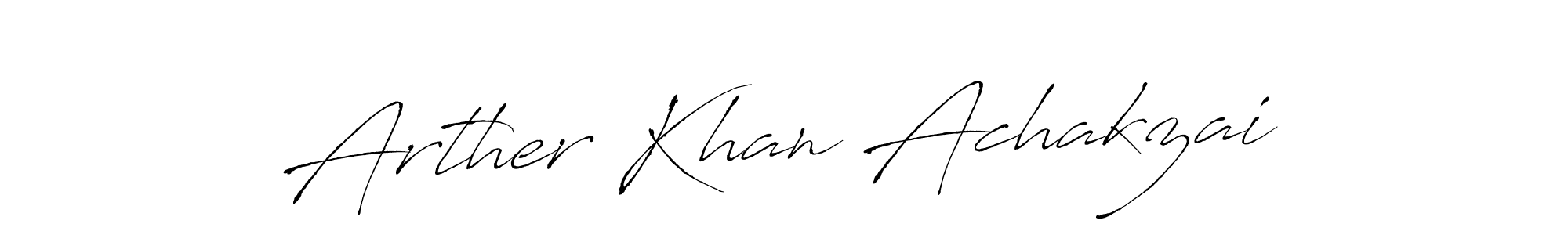 The best way (Antro_Vectra) to make a short signature is to pick only two or three words in your name. The name Arther Khan Achakzai include a total of six letters. For converting this name. Arther Khan Achakzai signature style 6 images and pictures png