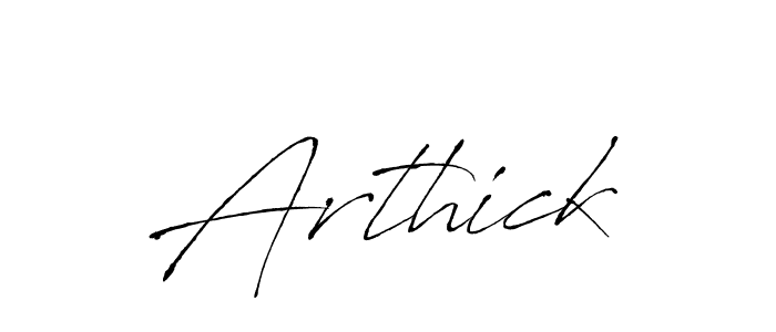 You should practise on your own different ways (Antro_Vectra) to write your name (Arthick) in signature. don't let someone else do it for you. Arthick signature style 6 images and pictures png