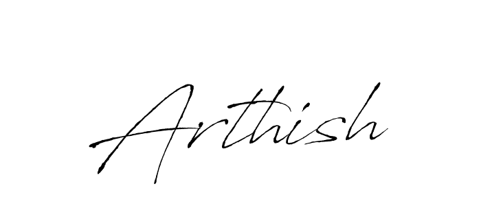 Design your own signature with our free online signature maker. With this signature software, you can create a handwritten (Antro_Vectra) signature for name Arthish. Arthish signature style 6 images and pictures png