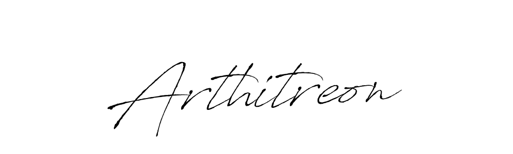 Create a beautiful signature design for name Arthitreon. With this signature (Antro_Vectra) fonts, you can make a handwritten signature for free. Arthitreon signature style 6 images and pictures png