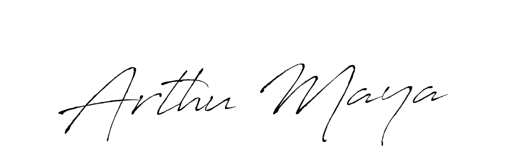 Similarly Antro_Vectra is the best handwritten signature design. Signature creator online .You can use it as an online autograph creator for name Arthu Maya. Arthu Maya signature style 6 images and pictures png