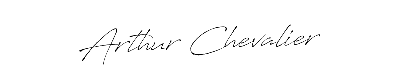 How to make Arthur Chevalier name signature. Use Antro_Vectra style for creating short signs online. This is the latest handwritten sign. Arthur Chevalier signature style 6 images and pictures png