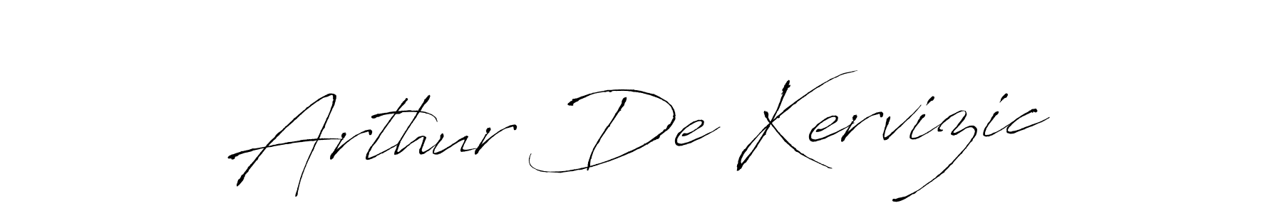 You should practise on your own different ways (Antro_Vectra) to write your name (Arthur De Kervizic) in signature. don't let someone else do it for you. Arthur De Kervizic signature style 6 images and pictures png