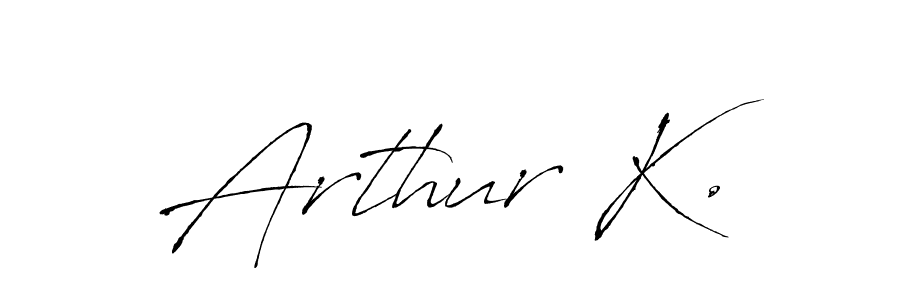 How to Draw Arthur K. signature style? Antro_Vectra is a latest design signature styles for name Arthur K.. Arthur K. signature style 6 images and pictures png