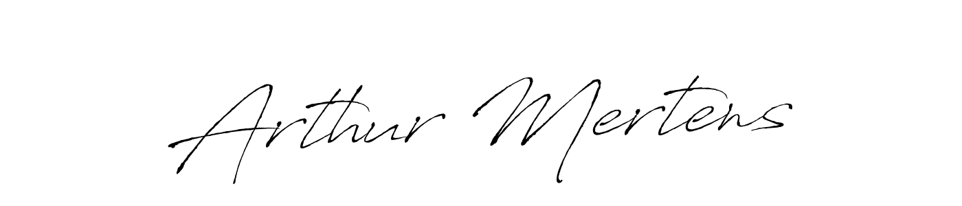 Arthur Mertens stylish signature style. Best Handwritten Sign (Antro_Vectra) for my name. Handwritten Signature Collection Ideas for my name Arthur Mertens. Arthur Mertens signature style 6 images and pictures png