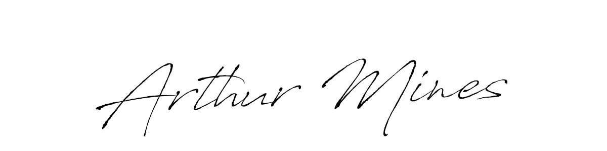 Use a signature maker to create a handwritten signature online. With this signature software, you can design (Antro_Vectra) your own signature for name Arthur Mines. Arthur Mines signature style 6 images and pictures png