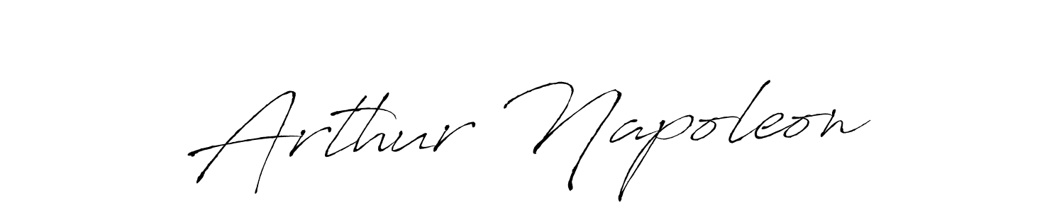 Create a beautiful signature design for name Arthur Napoleon. With this signature (Antro_Vectra) fonts, you can make a handwritten signature for free. Arthur Napoleon signature style 6 images and pictures png