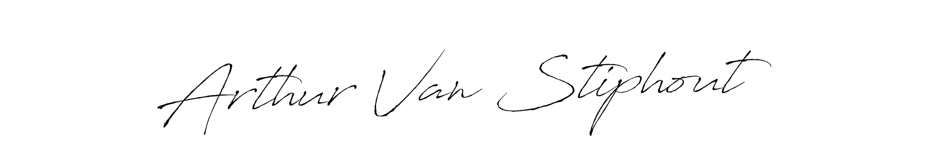 Make a beautiful signature design for name Arthur Van Stiphout. With this signature (Antro_Vectra) style, you can create a handwritten signature for free. Arthur Van Stiphout signature style 6 images and pictures png