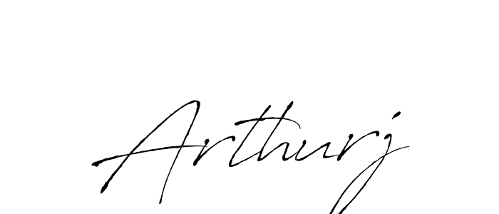Make a beautiful signature design for name Arthurj. With this signature (Antro_Vectra) style, you can create a handwritten signature for free. Arthurj signature style 6 images and pictures png