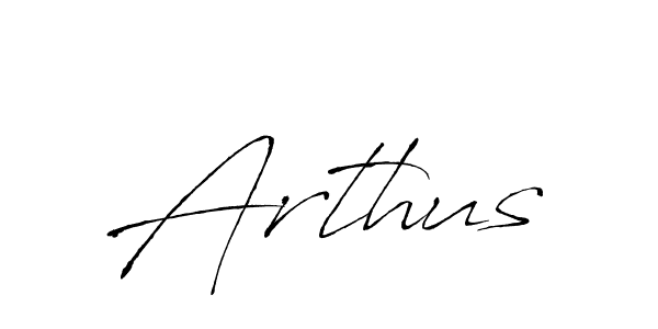 Create a beautiful signature design for name Arthus. With this signature (Antro_Vectra) fonts, you can make a handwritten signature for free. Arthus signature style 6 images and pictures png