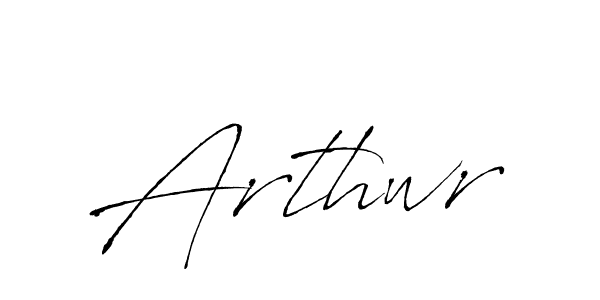 How to make Arthwr signature? Antro_Vectra is a professional autograph style. Create handwritten signature for Arthwr name. Arthwr signature style 6 images and pictures png