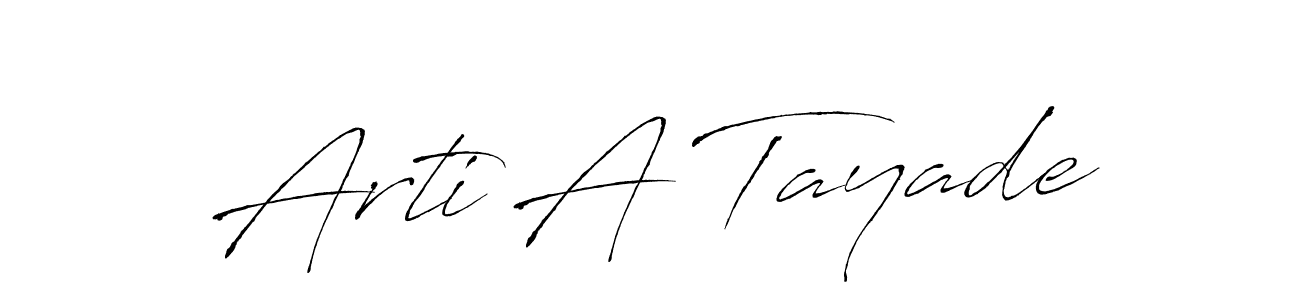 Make a beautiful signature design for name Arti A Tayade. Use this online signature maker to create a handwritten signature for free. Arti A Tayade signature style 6 images and pictures png