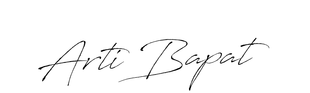 The best way (Antro_Vectra) to make a short signature is to pick only two or three words in your name. The name Arti Bapat include a total of six letters. For converting this name. Arti Bapat signature style 6 images and pictures png