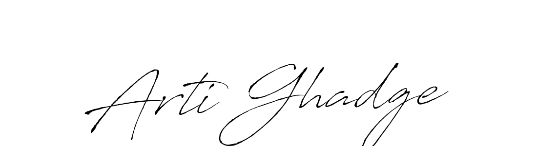 Make a beautiful signature design for name Arti Ghadge. Use this online signature maker to create a handwritten signature for free. Arti Ghadge signature style 6 images and pictures png