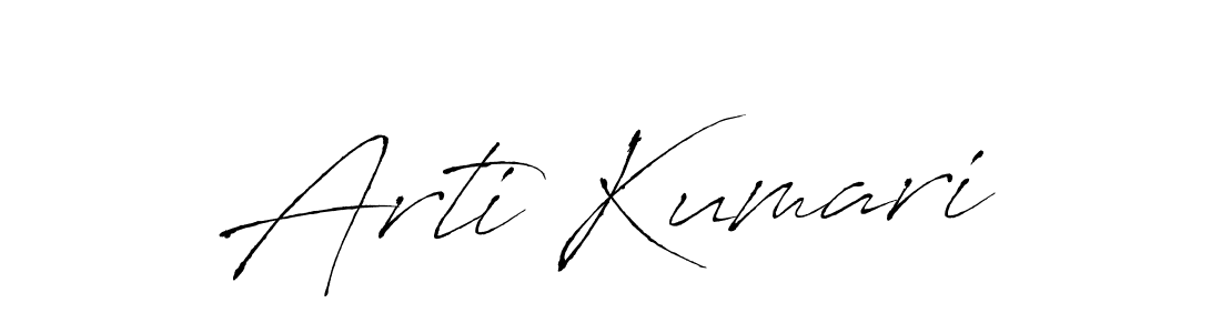 The best way (Antro_Vectra) to make a short signature is to pick only two or three words in your name. The name Arti Kumari include a total of six letters. For converting this name. Arti Kumari signature style 6 images and pictures png