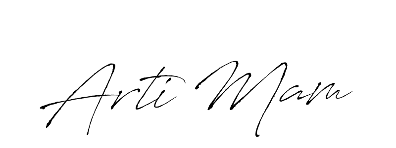 You should practise on your own different ways (Antro_Vectra) to write your name (Arti Mam) in signature. don't let someone else do it for you. Arti Mam signature style 6 images and pictures png
