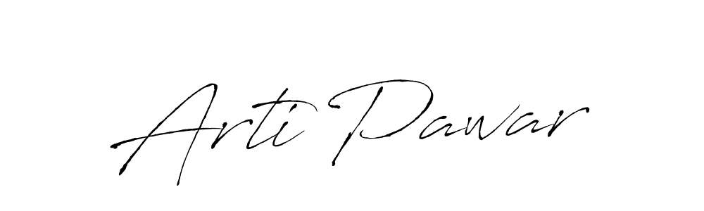 Design your own signature with our free online signature maker. With this signature software, you can create a handwritten (Antro_Vectra) signature for name Arti Pawar. Arti Pawar signature style 6 images and pictures png