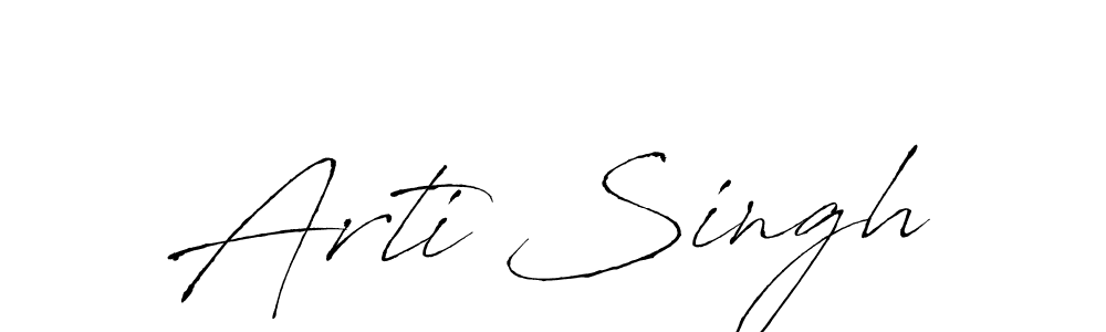 Use a signature maker to create a handwritten signature online. With this signature software, you can design (Antro_Vectra) your own signature for name Arti Singh. Arti Singh signature style 6 images and pictures png
