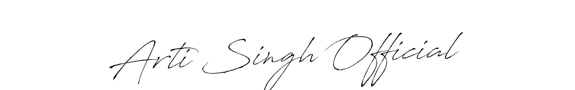 You can use this online signature creator to create a handwritten signature for the name Arti Singh Official. This is the best online autograph maker. Arti Singh Official signature style 6 images and pictures png