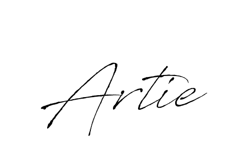 Create a beautiful signature design for name Artie. With this signature (Antro_Vectra) fonts, you can make a handwritten signature for free. Artie signature style 6 images and pictures png