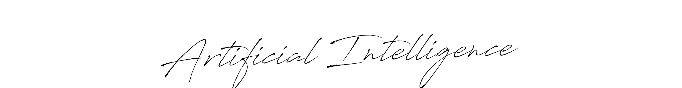 How to make Artificial Intelligence signature? Antro_Vectra is a professional autograph style. Create handwritten signature for Artificial Intelligence name. Artificial Intelligence signature style 6 images and pictures png