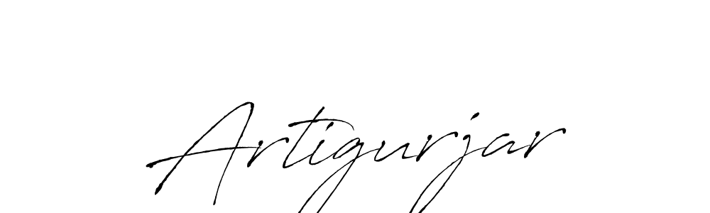 Create a beautiful signature design for name Artigurjar. With this signature (Antro_Vectra) fonts, you can make a handwritten signature for free. Artigurjar signature style 6 images and pictures png