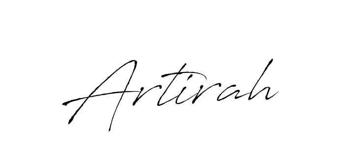 You can use this online signature creator to create a handwritten signature for the name Artirah. This is the best online autograph maker. Artirah signature style 6 images and pictures png