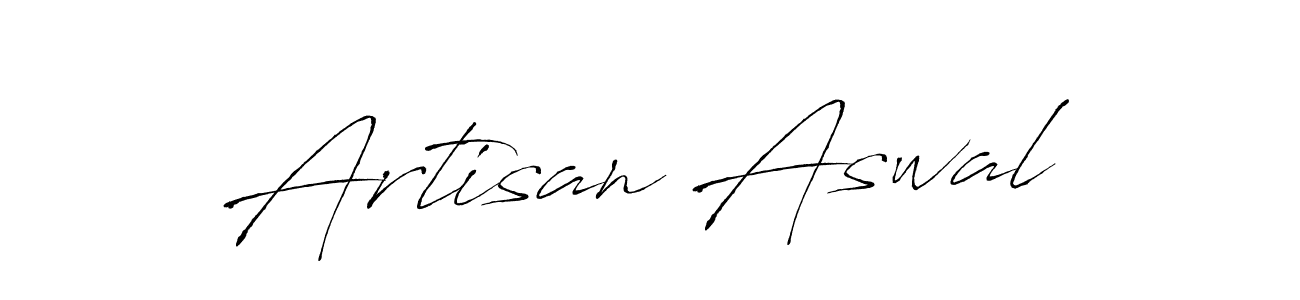 Create a beautiful signature design for name Artisan Aswal. With this signature (Antro_Vectra) fonts, you can make a handwritten signature for free. Artisan Aswal signature style 6 images and pictures png