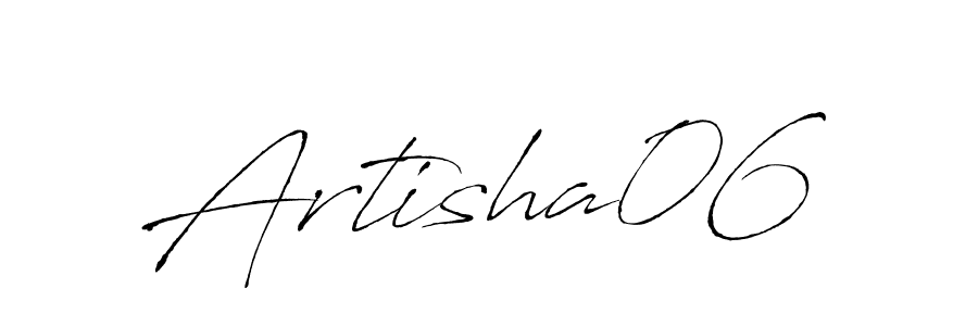 You can use this online signature creator to create a handwritten signature for the name Artisha06. This is the best online autograph maker. Artisha06 signature style 6 images and pictures png