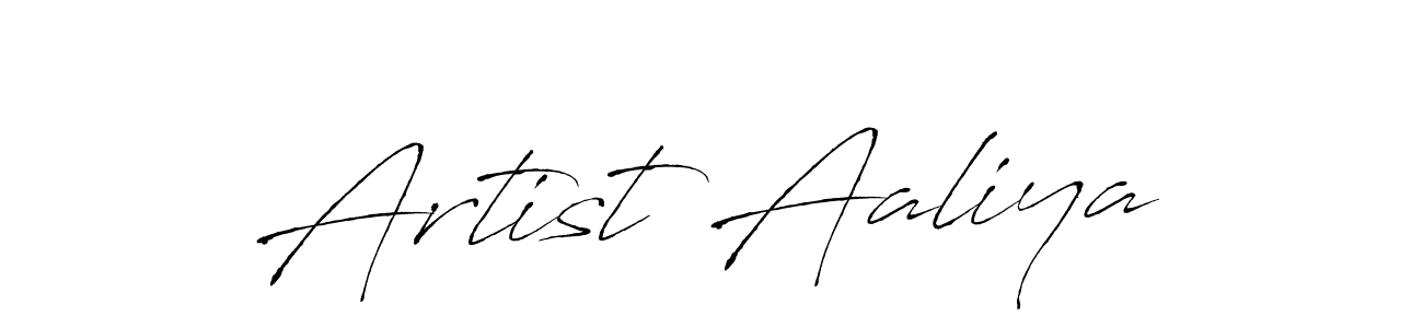 How to make Artist Aaliya name signature. Use Antro_Vectra style for creating short signs online. This is the latest handwritten sign. Artist Aaliya signature style 6 images and pictures png