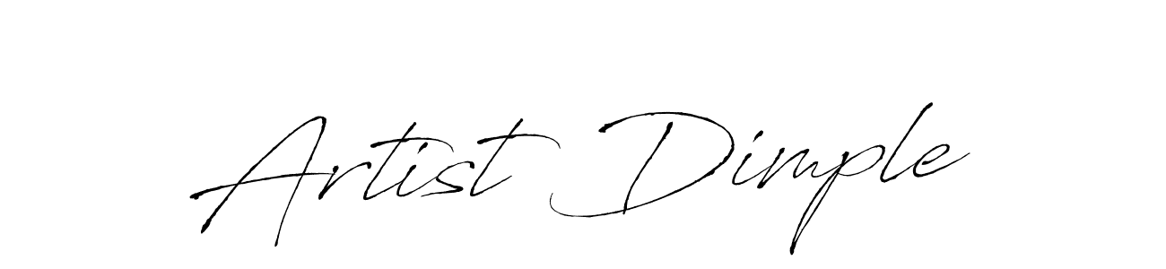 Also we have Artist Dimple name is the best signature style. Create professional handwritten signature collection using Antro_Vectra autograph style. Artist Dimple signature style 6 images and pictures png
