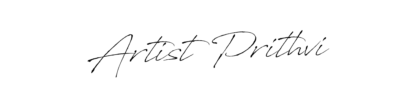 Similarly Antro_Vectra is the best handwritten signature design. Signature creator online .You can use it as an online autograph creator for name Artist Prithvi. Artist Prithvi signature style 6 images and pictures png