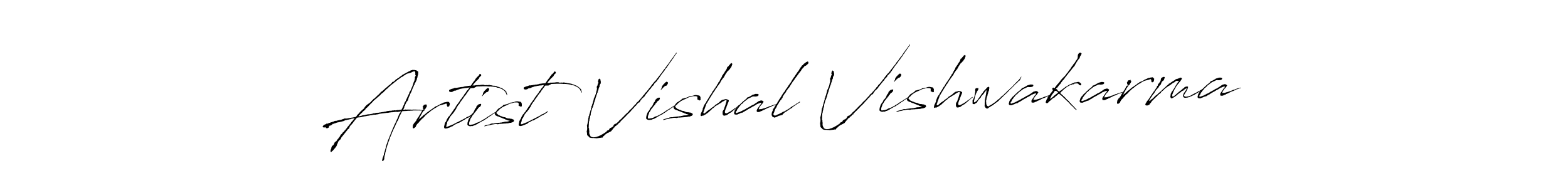 You should practise on your own different ways (Antro_Vectra) to write your name (Artist Vishal Vishwakarma) in signature. don't let someone else do it for you. Artist Vishal Vishwakarma signature style 6 images and pictures png