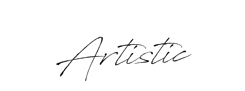 Design your own signature with our free online signature maker. With this signature software, you can create a handwritten (Antro_Vectra) signature for name Artistic. Artistic signature style 6 images and pictures png