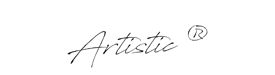 Create a beautiful signature design for name Artistic ®. With this signature (Antro_Vectra) fonts, you can make a handwritten signature for free. Artistic ® signature style 6 images and pictures png