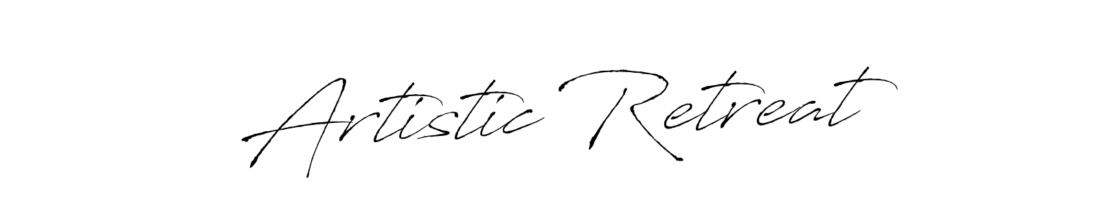 Also You can easily find your signature by using the search form. We will create Artistic Retreat name handwritten signature images for you free of cost using Antro_Vectra sign style. Artistic Retreat signature style 6 images and pictures png