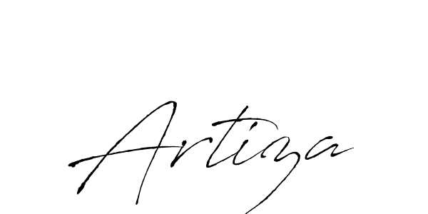 How to make Artiza signature? Antro_Vectra is a professional autograph style. Create handwritten signature for Artiza name. Artiza signature style 6 images and pictures png