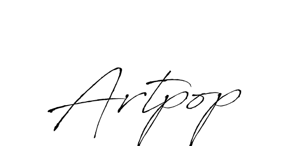 How to make Artpop name signature. Use Antro_Vectra style for creating short signs online. This is the latest handwritten sign. Artpop signature style 6 images and pictures png