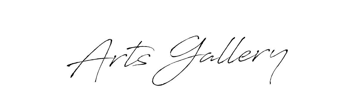 Make a beautiful signature design for name Arts Gallery. With this signature (Antro_Vectra) style, you can create a handwritten signature for free. Arts Gallery signature style 6 images and pictures png