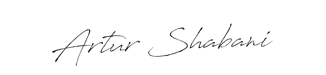 Artur Shabani stylish signature style. Best Handwritten Sign (Antro_Vectra) for my name. Handwritten Signature Collection Ideas for my name Artur Shabani. Artur Shabani signature style 6 images and pictures png