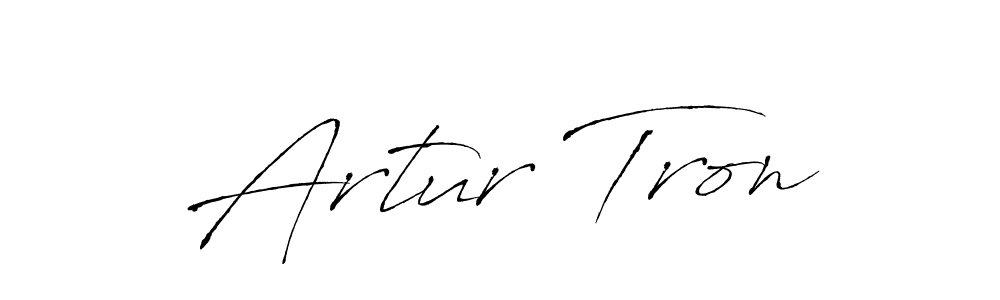 Make a beautiful signature design for name Artur Tron. With this signature (Antro_Vectra) style, you can create a handwritten signature for free. Artur Tron signature style 6 images and pictures png