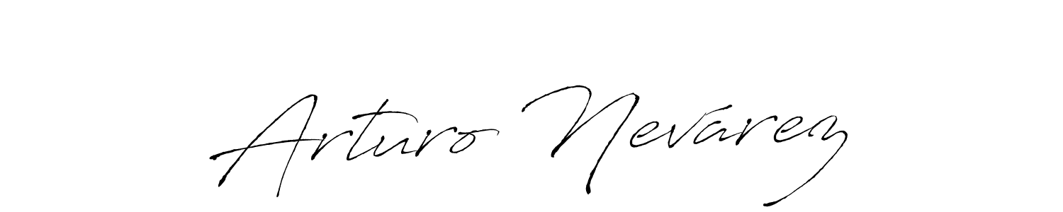 You should practise on your own different ways (Antro_Vectra) to write your name (Arturo Nevárez) in signature. don't let someone else do it for you. Arturo Nevárez signature style 6 images and pictures png