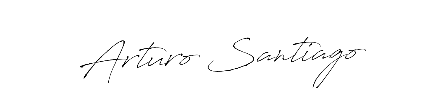 Use a signature maker to create a handwritten signature online. With this signature software, you can design (Antro_Vectra) your own signature for name Arturo Santiago. Arturo Santiago signature style 6 images and pictures png
