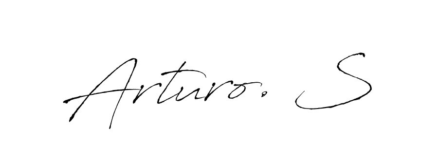 Similarly Antro_Vectra is the best handwritten signature design. Signature creator online .You can use it as an online autograph creator for name Arturo. S. Arturo. S signature style 6 images and pictures png