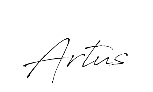 You should practise on your own different ways (Antro_Vectra) to write your name (Artus) in signature. don't let someone else do it for you. Artus signature style 6 images and pictures png
