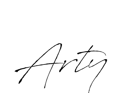 You should practise on your own different ways (Antro_Vectra) to write your name (Arty) in signature. don't let someone else do it for you. Arty signature style 6 images and pictures png