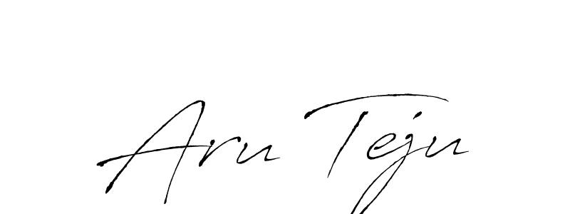 You can use this online signature creator to create a handwritten signature for the name Aru Teju. This is the best online autograph maker. Aru Teju signature style 6 images and pictures png