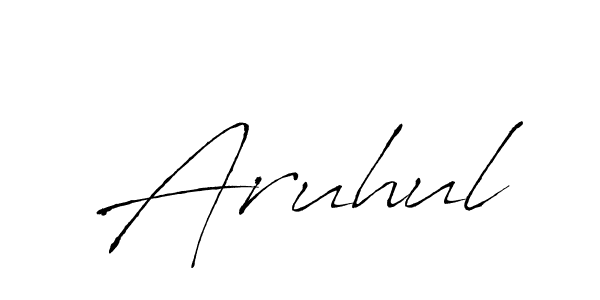The best way (Antro_Vectra) to make a short signature is to pick only two or three words in your name. The name Aruhul include a total of six letters. For converting this name. Aruhul signature style 6 images and pictures png