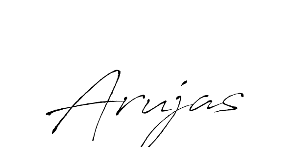 You should practise on your own different ways (Antro_Vectra) to write your name (Arujas) in signature. don't let someone else do it for you. Arujas signature style 6 images and pictures png