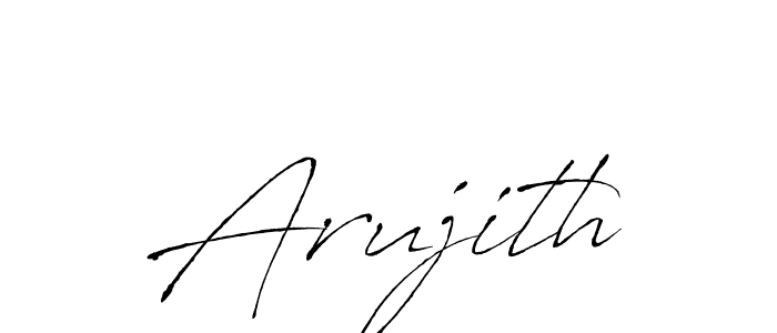 The best way (Antro_Vectra) to make a short signature is to pick only two or three words in your name. The name Arujith include a total of six letters. For converting this name. Arujith signature style 6 images and pictures png